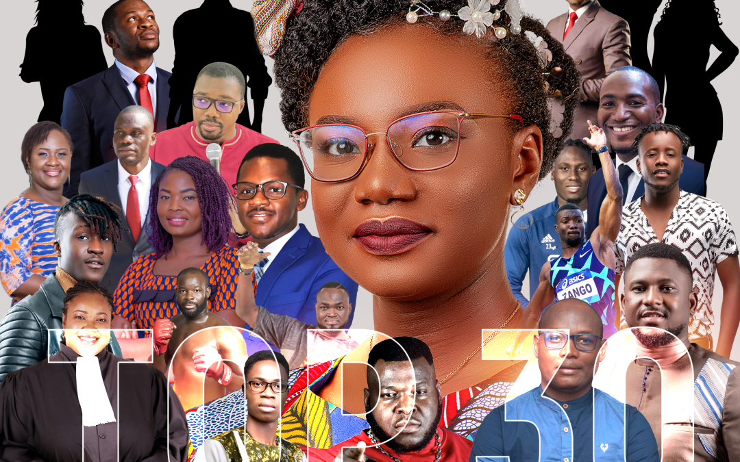 LE TOP 30 DES JEUNES DE MOINS DE 36 ANS QUI ONT MARQUÉ L’ANNÉE 2021 AU BURKINA FASO