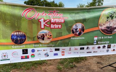 Le monde de la culture pour la protection de l’environnement à Komsilga: « un artiste, un arbre ».